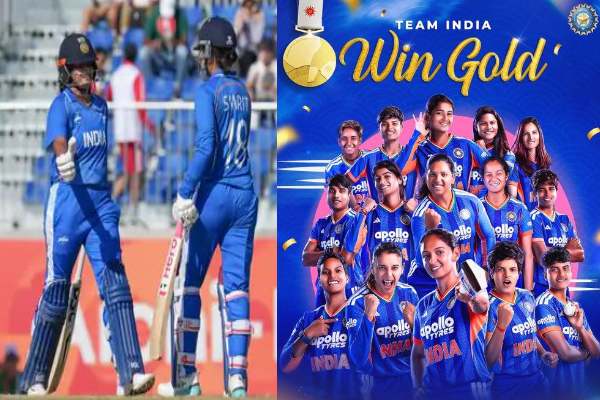 मंधाना-शेफाली की तूफानी पारी, भारत ने श्रीलंका को हराकर जीता Gold 1 Asian Games 2026 में गोल्ड मेडल जीतने के बाद भारतीय महिला क्रिकेट टीम