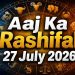Today's Horoscope 27 july 2026