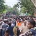 Breaking News: Uproar by JPSC students in Ranchi; stone-pelting followed by singing the national anthem with the police