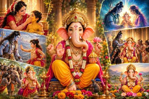गणेश जी को किसने बनाया था? जन्म की वह कहानी, जिसके कई रूप मिलते हैं 1 Ganesh Ji Birth Story