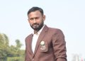 Jharkhand's Rajiv Ranjan becomes a technical official at the 75th All India Police Wrestling Competition.