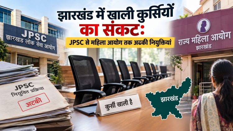 Jharkhand में खाली कुर्सियों का संकट: JPSC से महिला आयोग तक अटकी नियुक्तियां 1 Crisis of Vacant Posts in Jharkhand: Appointments Stalled from JPSC to the Women's Commission