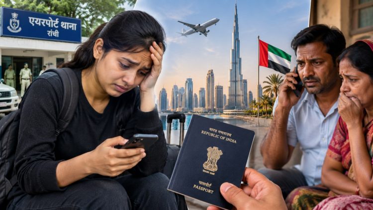 Girl from Ranchi's Airport police station area stranded in Dubai! Passport confiscated; family seeks help.
