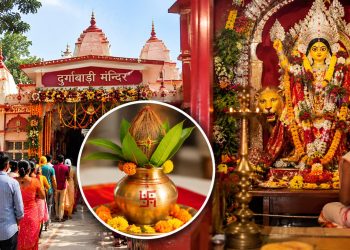 Why is the 'Kalash Sthapana' (installation of the ceremonial pot) not performed on the first day of Navaratri at Durgabari in Ranchi? Learn about this 143-year-old tradition.