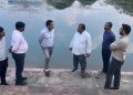 Ranchi Municipal Corporation on alert ahead of the Chhath festival; inspects Hatia Talab Ghat.