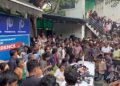 Slogans were raised at the press conference as soon as Neha Bora began to speak; Deepak remarked, "They have even made the act of hoisting the Tricolour a crime."