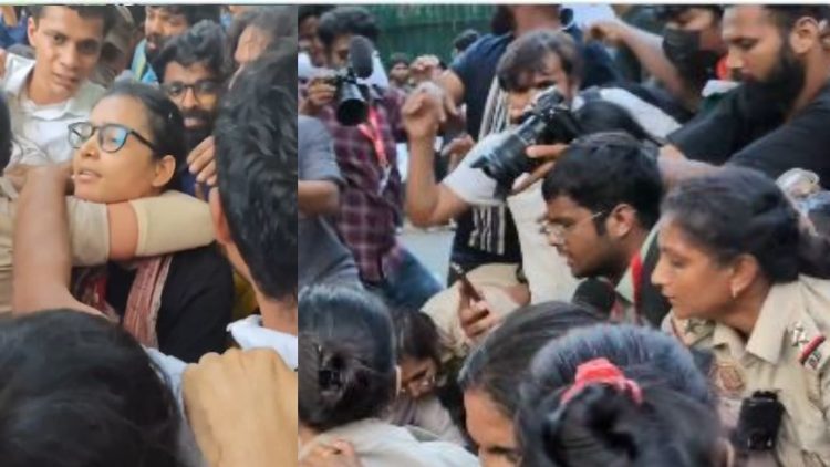 तिरंगा मार्च से पहले अभिजीत दीपके हिरासत में, कनॉट प्लेस बना छावनी; नेहा बोरा भी डिटेन 1 Abhijeet Deepke taken into custody ahead of 'Tiranga March'; Connaught Place turned into a fortress; Neha Bora also detained.