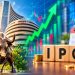 13 अक्टूबर 2026 को शेयर बाजार में सेंसेक्स और निफ्टी की तेजी तथा Fusion CX IPO को दर्शाती तस्वीर, जिसमें बुल स्टैच्यू, ऊपर जाता स्टॉक मार्केट ग्राफ और IPO कैलेंडर दिखाई दे रहे हैं