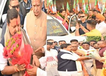 Nitin Nabin accorded a grand welcome in Ramgarh and Bokaro; pays tribute to Nirmal Mahto