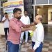 पोटका प्रखंड सह अंचल कार्यालय में अधिकारियों की लेटलतीफी पर नाराजगी जताते विधायक संजीव सरदार
