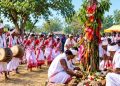 मुड़मा जतरा मेला 2026 में शक्ति खूंटा की पूजा और आदिवासी संस्कृति