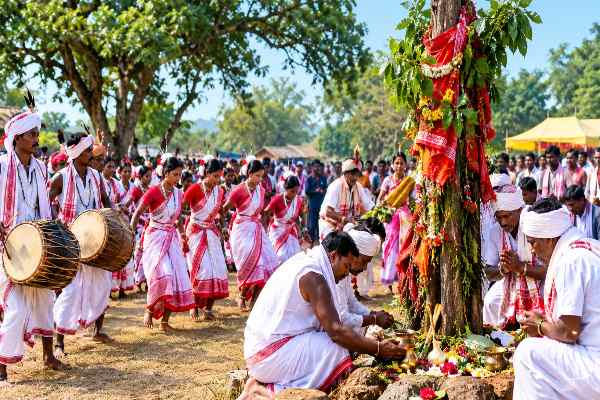 रांची में आज से मुड़मा जतरा मेला: 1400 साल पुरानी परंपरा, जानें क्यों जुटते हैं लाखों श्रद्धालु 1 मुड़मा जतरा मेला 2026 में शक्ति खूंटा की पूजा और आदिवासी संस्कृति