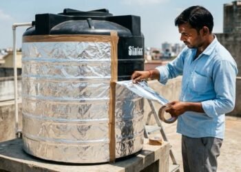 Water Tank Cool Hacks: What happens when you wrap aluminum foil around a water tank?