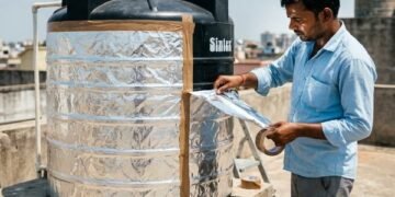 Water Tank Cool Hacks: What happens when you wrap aluminum foil around a water tank?