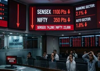Share Market Crash Today: Black Friday in the Stock Market; Sensex and Nifty Slump 1.5%