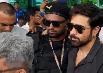 Emraan Hashmi arrived in Ranchi for the first time; a massive crowd of fans gave him a rousing welcome.