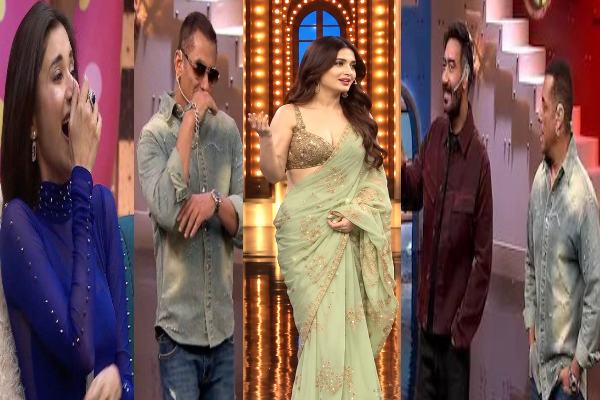 कनिका की नकल, अजय का कमेंट और फातिमा की तारीफ-Bigg Boss 20 में धमाल 1 Bigg Boss 20 Weekend Ka Vaar में सलमान खान कनिका मान की नकल करते हुए