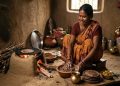 जितिया व्रत से पहले मडुआ की रोटी खाने की पारंपरिक तस्वीर