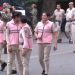 CJP Protest के दौरान तैनात महिला पुलिसकर्मी और पिंक फोर्स