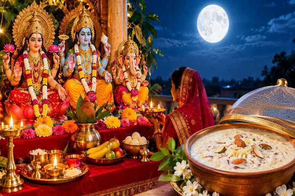 25 अक्टूबर को मनाई जाएगी शरद पूर्णिमा, जानें माता लक्ष्मी की पूजा विधि और खीर रखने का महत्व 1 शरद पूर्णिमा 2026 पूजा विधि, माता लक्ष्मी की पूजा और चांदनी में रखी खीर