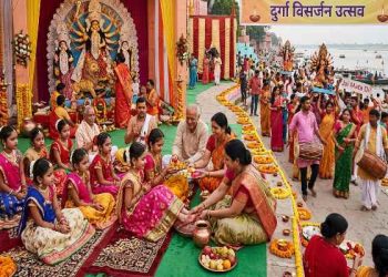 Navami 2026 Date: 19 अक्टूबर को कब करें कन्या पूजन? जानें शुभ मुहूर्त और दुर्गा विसर्जन का समय 3 Navami 2026 Kanya Pujan Muhurat aur Durga Visarjan Procession