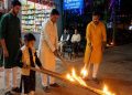 मिथिला में दिवाली की रात हुक्का-पाती जलाने की पारंपरिक रस्म