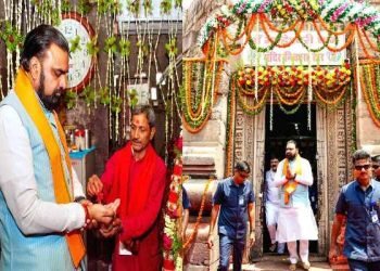 CM Samrat Chaudhary visits Maa Mundeshwari Temple