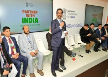 Jharkhand News: दावोस में मुख्यमंत्री हेमन्त सोरेन इंडिया पेवेलियन के उद्घाटन समारोह में हुए शामिल