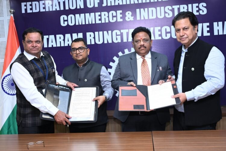 Jharkhand-Karnataka business cooperation takes a new direction; Jharkhand Chamber and Ballari Chamber sign MoU
