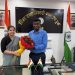 Ranchi: IAS probationer Aastha Sharan of 2025 batch met Deputy Commissioner Manjunath Bhajantri.