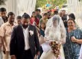Rajmahal MP Vijay Kumar Hansda ties the knot for the second time; Minister Deepika Pandey Singh was present.