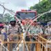 Yesterday BJP surrounded Congress, today Congress will march towards BJP office, security is tight.