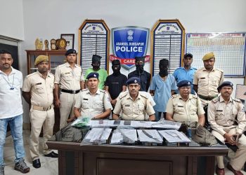 Dacoity plot foiled in Raniganj; four arrested with weapons and tools.