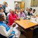 Allegations of one-sided action against students; Babulal Marandi visited the Circle Officer's (CO) office and demanded impartial action.