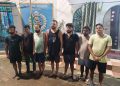 Police action against cybercrime in Niamatpur; 7 accused arrested.