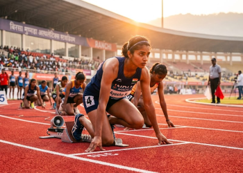 Khelo Jharkhand Athletics Birsa Munda Athletics Stadium Ranchi runners