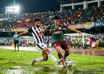 Mohun Bagan vs Mohammedan Calcutta Football League CFL match action
