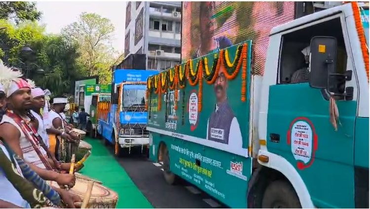 'Drug-free Jharkhand' campaign launched; Chief Minister Hemant Soren flags off publicity vehicles.