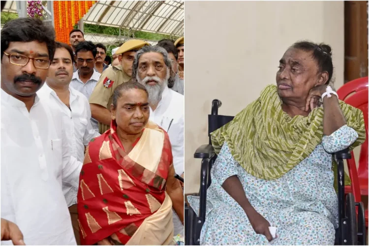 झारखंड के मुख्यमंत्री हेमंत सोरेन की स्वर्गीय माता रूपी सोरेन की तस्वीर