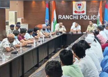 Police launch new initiative against crime and drugs in Ranchi; SSP seeks information through direct interaction with the public.