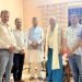खूंटी पहुंचे भाजपा प्रदेश अध्यक्ष आदित्य साहू, कड़िया मुंडा से की मुलाकात