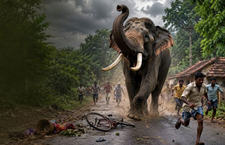 कोल्हान में दंतैल हाथी का कहर-एक की मौत महिला घायल, ग्रामीणों में दहशत 1 कोल्हान में दंतैल हाथी का कहर-एक की मौत महिला घायल, ग्रामीणों में दहशत