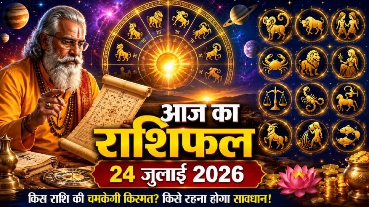आज का राशिफल 24 जुलाई 2026: इन राशि वालों के खुलेंगे किस्मत के दरवाजे! जाने कैसा रहेगा राशिफल