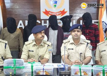 Breaking News: राहुल दुबे गिरोह पर पुलिस का शिकंजा, पांच गिरफ्तार और हथियार बरामद