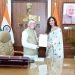 झारखंड पर्यटन को ग्लोबल पहचान दिलाना है-पूर्व मिस इंडिया स्टेफी पटेल ने राज्यपाल से की मुलाकात