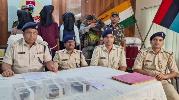 पिपरवार में पुलिस की बड़ी कार्रवाई, राहुल दुबे गैंग के तीन सदस्य हथियार के साथ गिरफ्तार