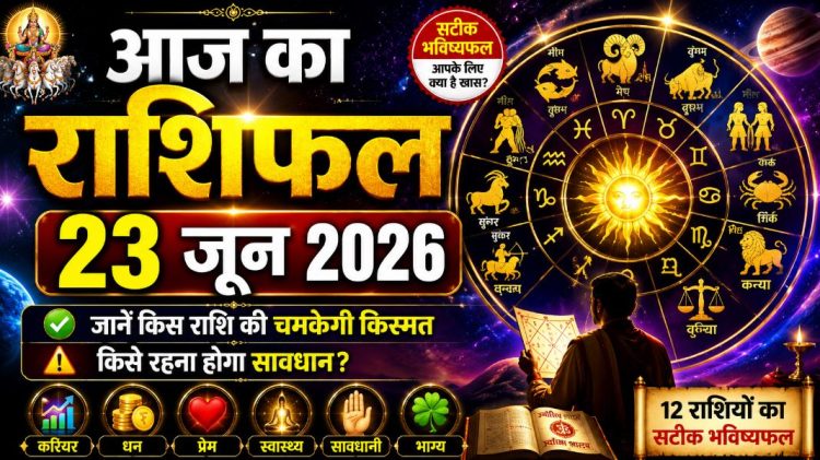 आज का राशिफल 23 जून 2026: सिंह-कुंभ वाले रहें सावधान, कन्या और वृश्चिक राशि वालों पर बरसेगा पैसा