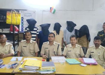 कांके में चोर गिरोह पर पुलिस का हंटर, पांच आरोपी गिरफ्तार