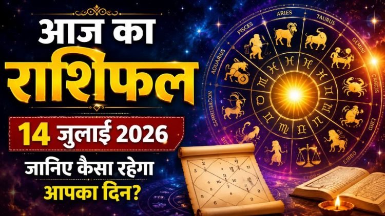 आज का राशिफल 14 जुलाई 2026: इन राशि वालों की खुलेगी किस्मत, धन और करियर में मिल सकती है बड़ी सफलता