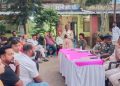 भूली में दुर्गा पूजा को लेकर शांति समिति की बैठक, डीजे बजाने पर सख्ती